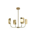 LEAF Chandelier 4heads ? 31.5″ x H 28.4″ / Dia 80cm x H 72cm / Copper Chandelier