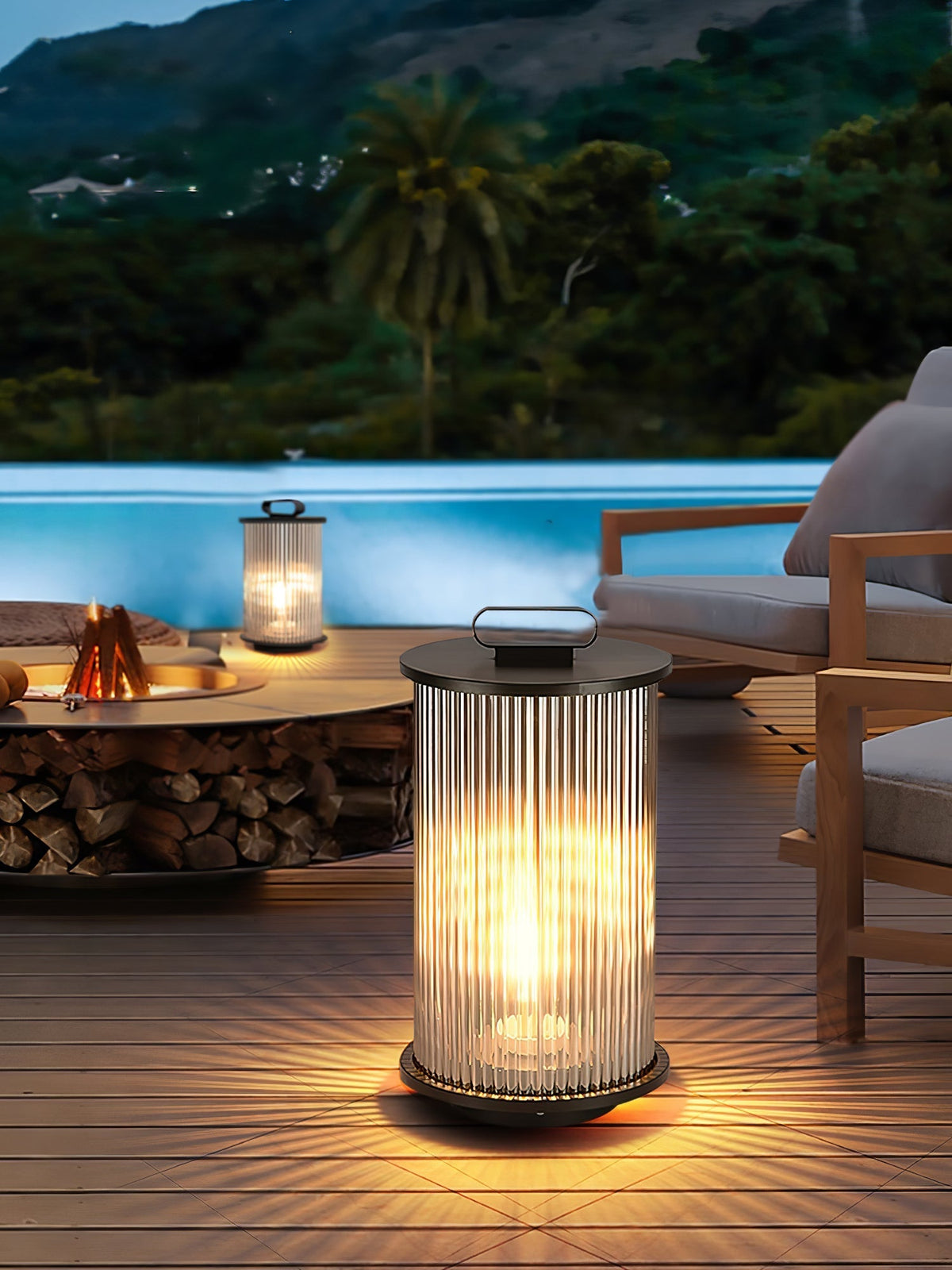 Lantern Garden Solar Outdoor Light Floor lamp