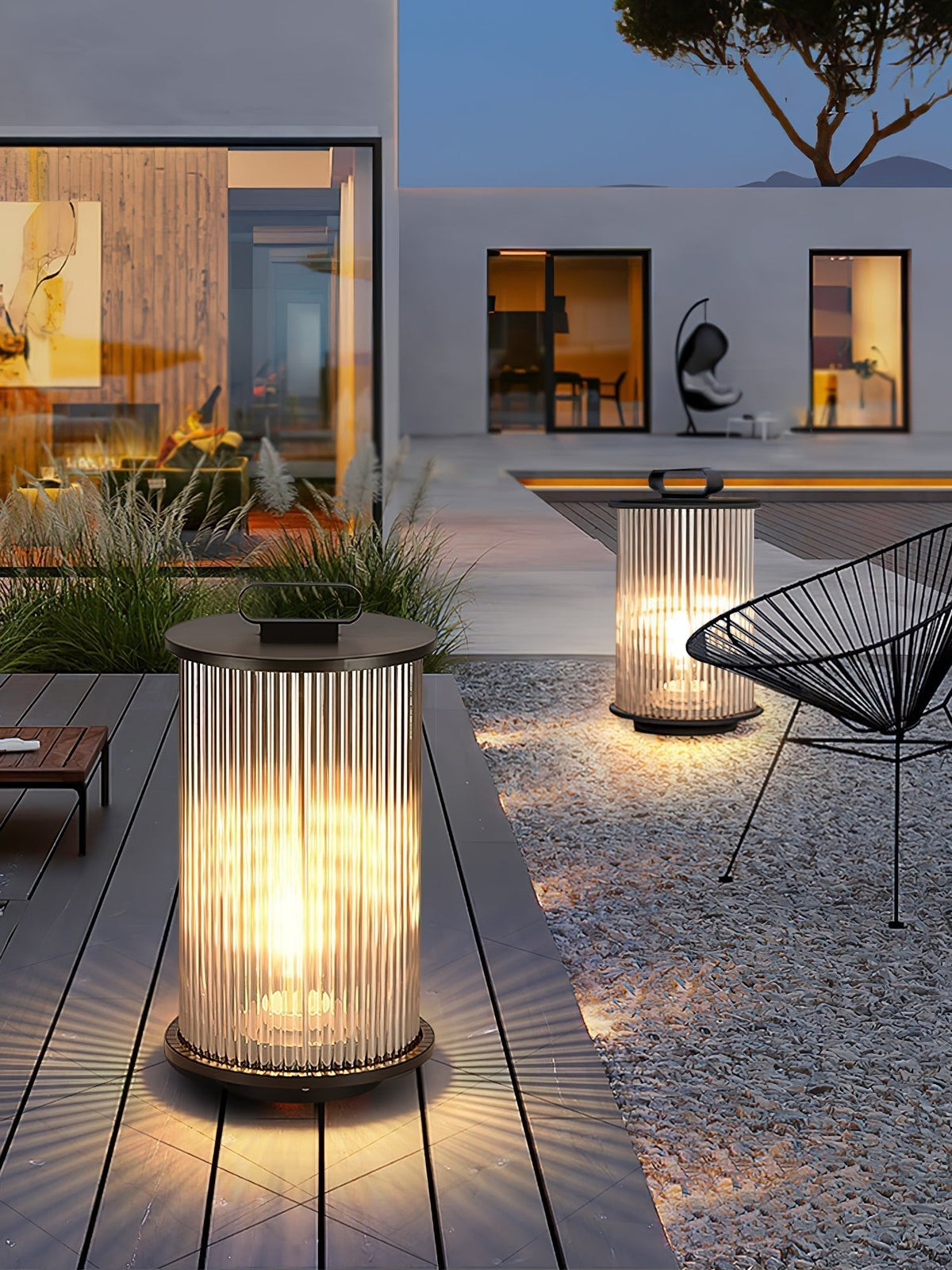 Lantern Garden Solar Outdoor Light Floor lamp