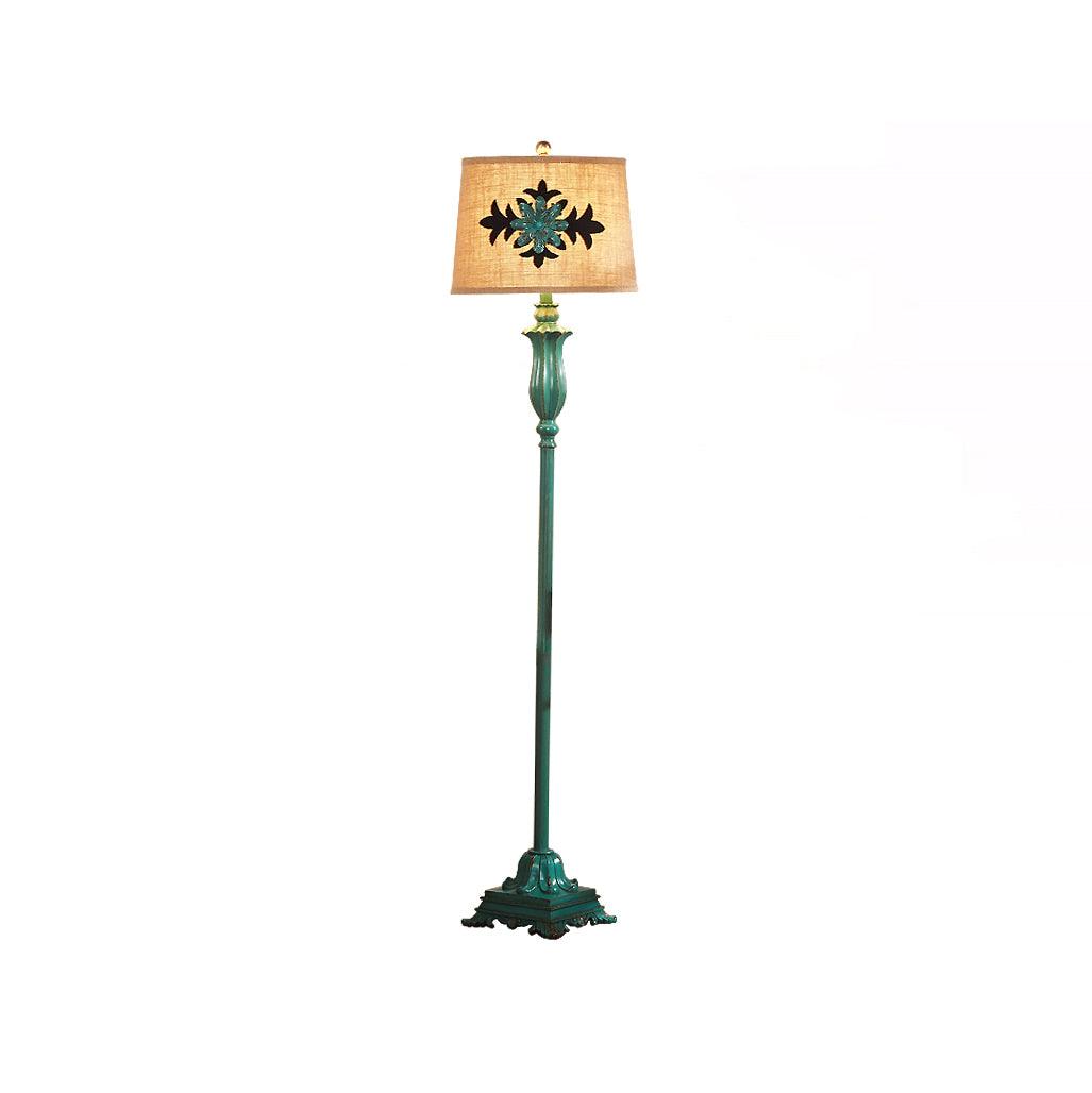 Lark Floor Lamp Model A ? 16.5″ x H 64″ / Dia 42cm x H 163cm / Green / US plug Floor lamp