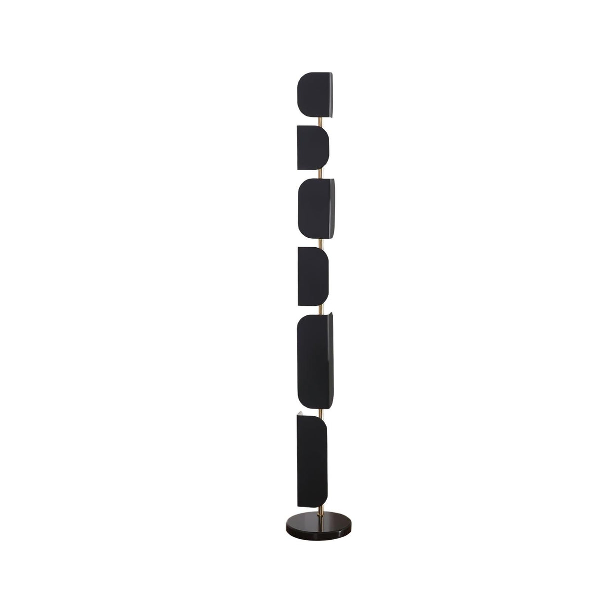 Leagan Floor Lamp ∅ 11.8″ x H 68.1″ / Dia 30cm x H 173cm / Black & Gold / US Plug Floor lamp