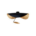 Giorgio Ceiling Light ? 15.7″ x H 12.2″ / Dia 40cm x H 31cm / Black + Gold / Warm Light Ceiling lamp