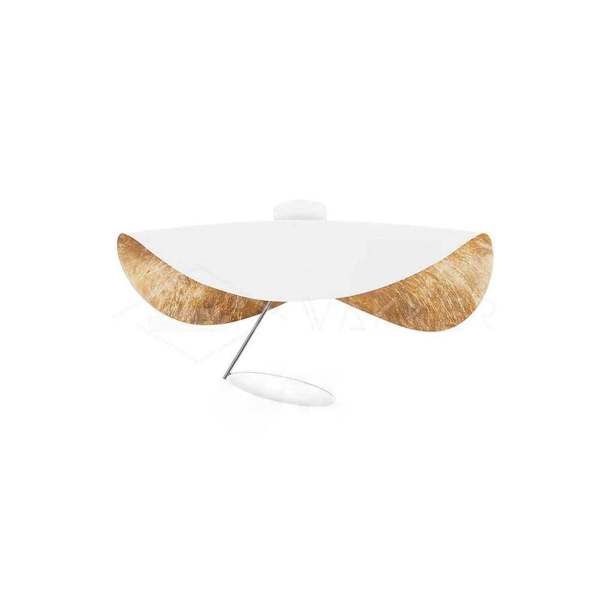 Giorgio Ceiling Light ? 15.7″ x H 12.2″ / Dia 40cm x H 31cm / White + Gold / Warm Light Ceiling lamp