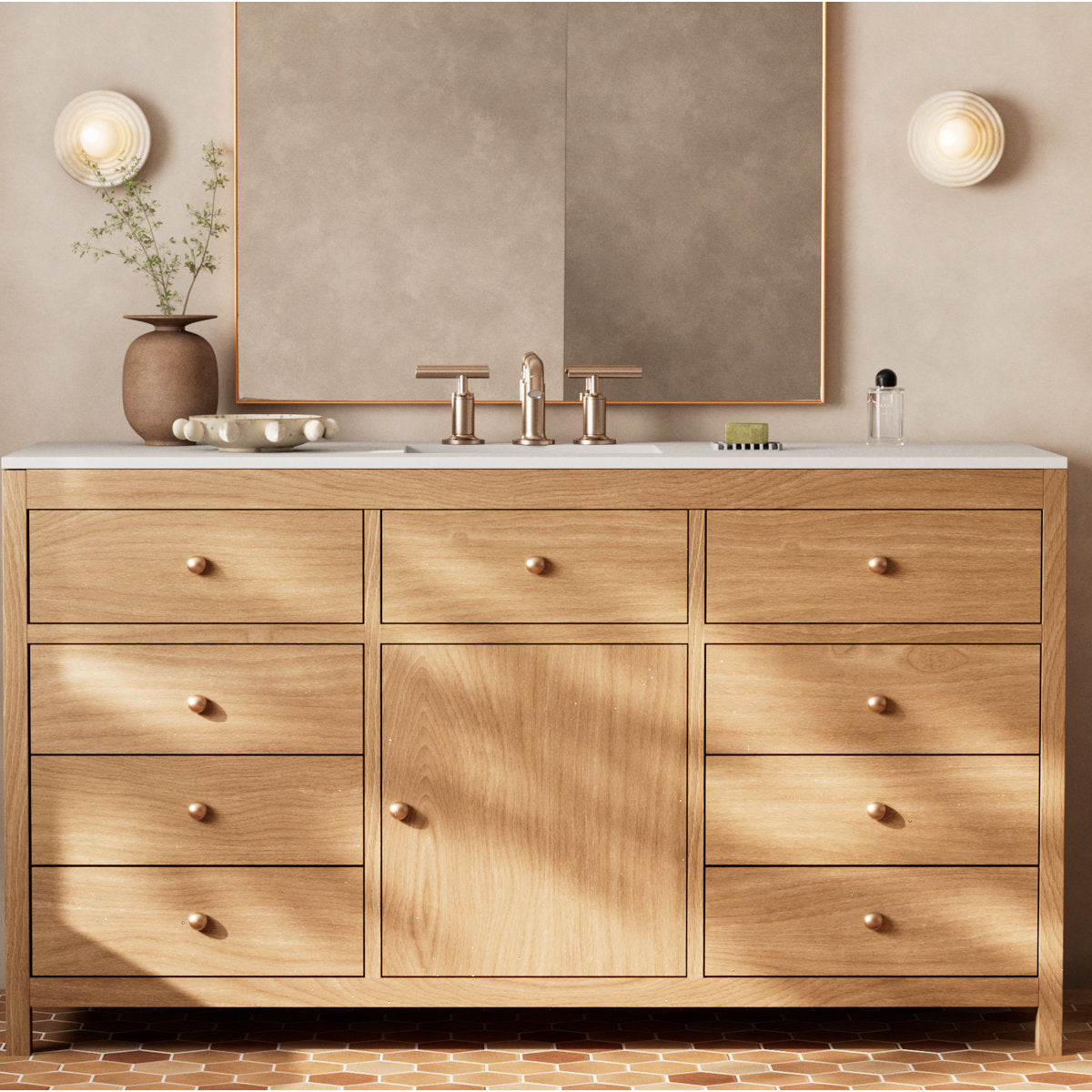 Leigha Alabaster Wall Lamp