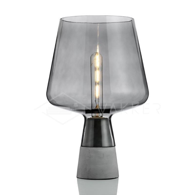 Leimu Table Lamp ∅ 7.9″ x H 11.8″ / Dia 20cm x H 30cm / Gray / US Plug Table lamp