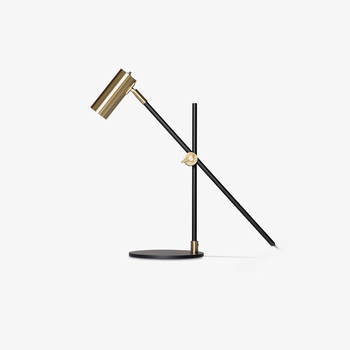 Lektor Table Lamp ? 23.6″ x H 18.9″ / Dia 60cm x H 48cm / Gold & Black / US Plug Table lamp