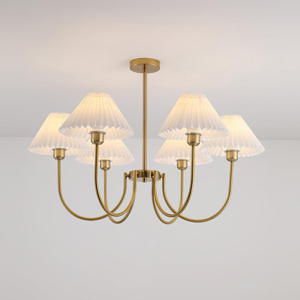 Lenore Pleated Chandelier Chandelier