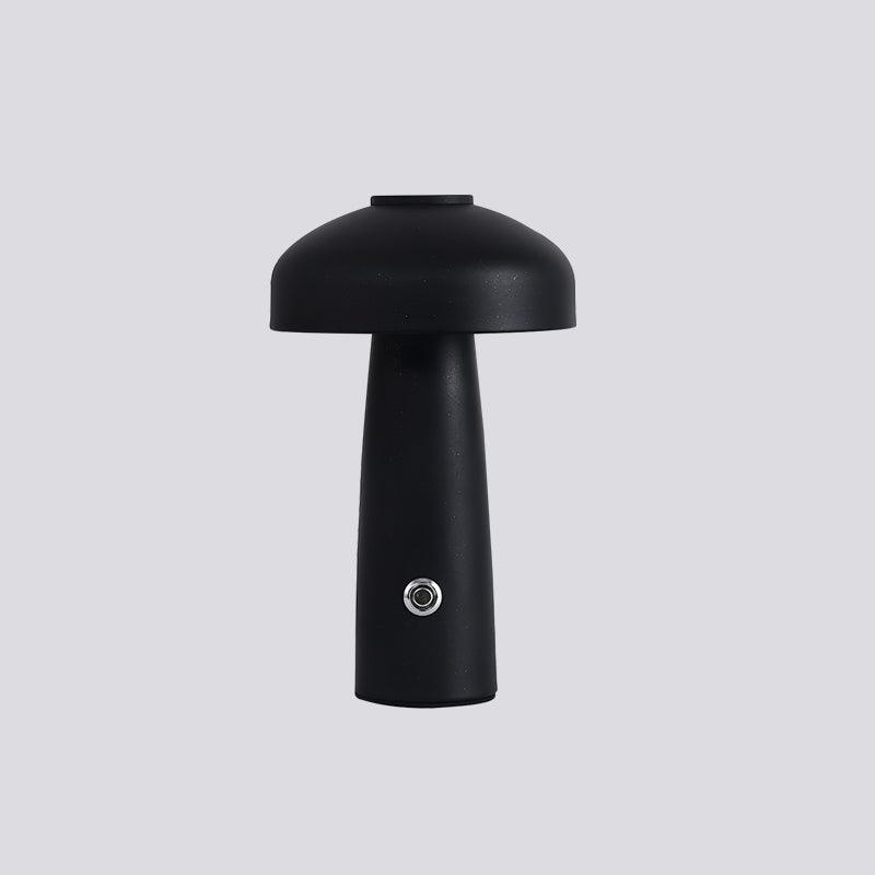 Leon Mushroom Built-in Battery Table Lamp ∅ 5.9″ x H 9.8″ / Dia 15cm x H 25cm / Black / Touch Switch Table lamp
