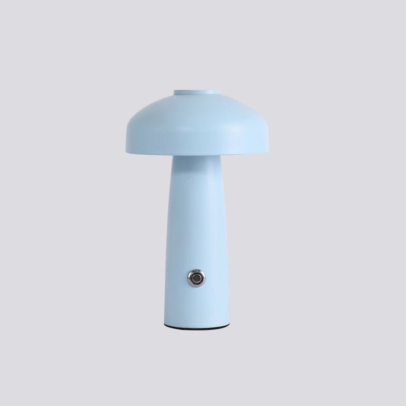 Leon Mushroom Built-in Battery Table Lamp ∅ 5.9″ x H 9.8″ / Dia 15cm x H 25cm / Blue / Touch Switch Table lamp