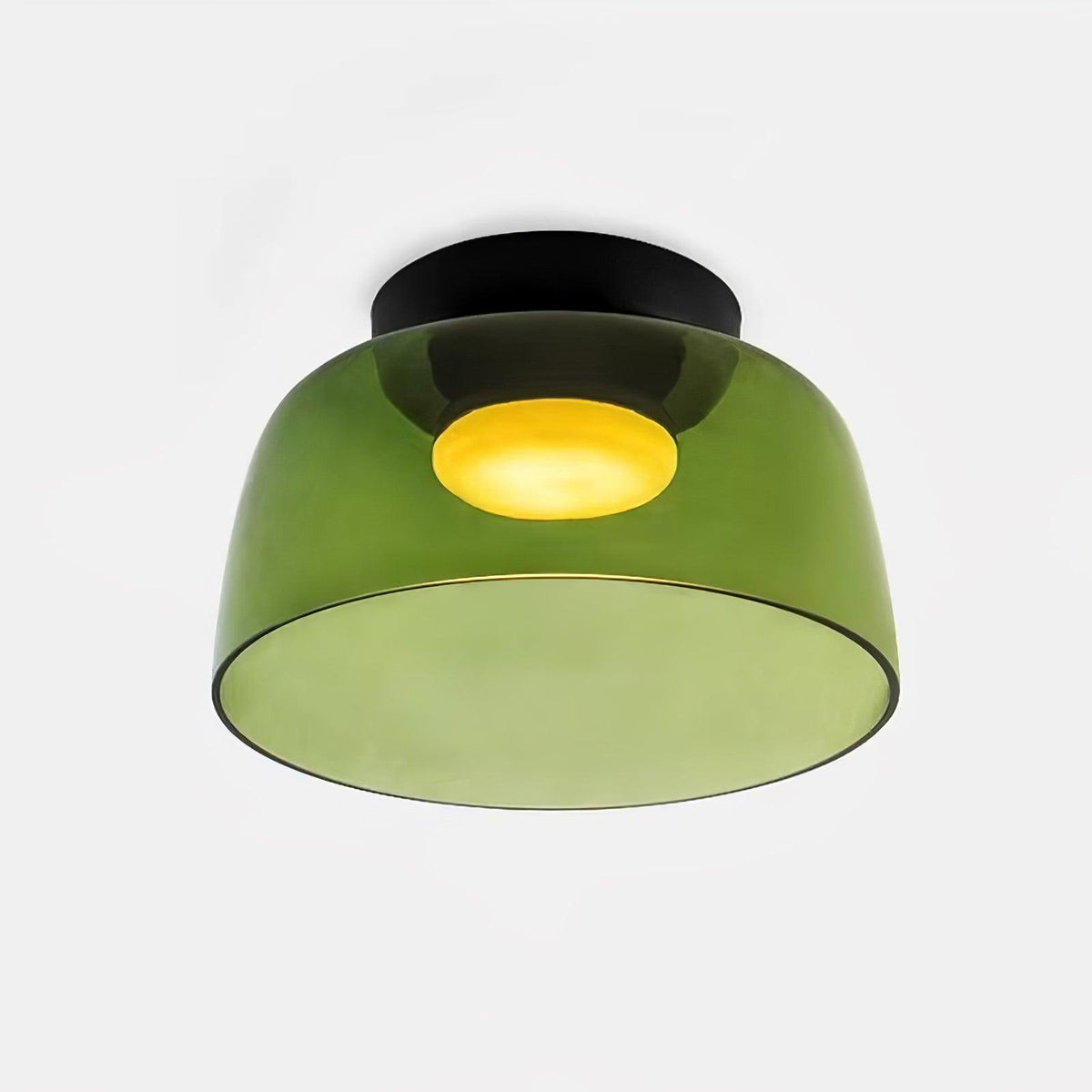 Levels Ceiling Light Single layer ? 12.6″ x H 6.3″ / ? 32cm x H 16cm / Green / Warm Light Ceiling lamp