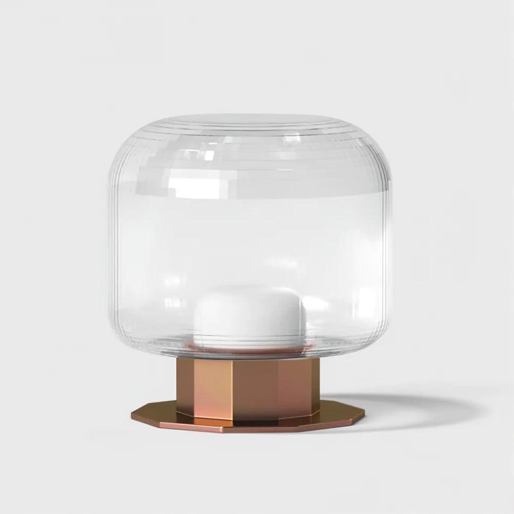 Lewis Outdoor Table Lamp Model A ∅ 9.8″ x H 9.8″ / Dia 25cm x H 25cm / Rose Gold / Warm Light Table lamp