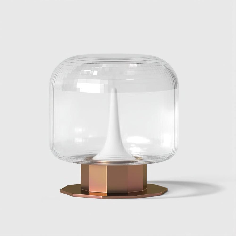 Lewis Outdoor Table Lamp Model B ∅ 9.8″ x H 9.8″ / Dia 25cm x H 25cm / Rose Gold / Warm Light Table lamp
