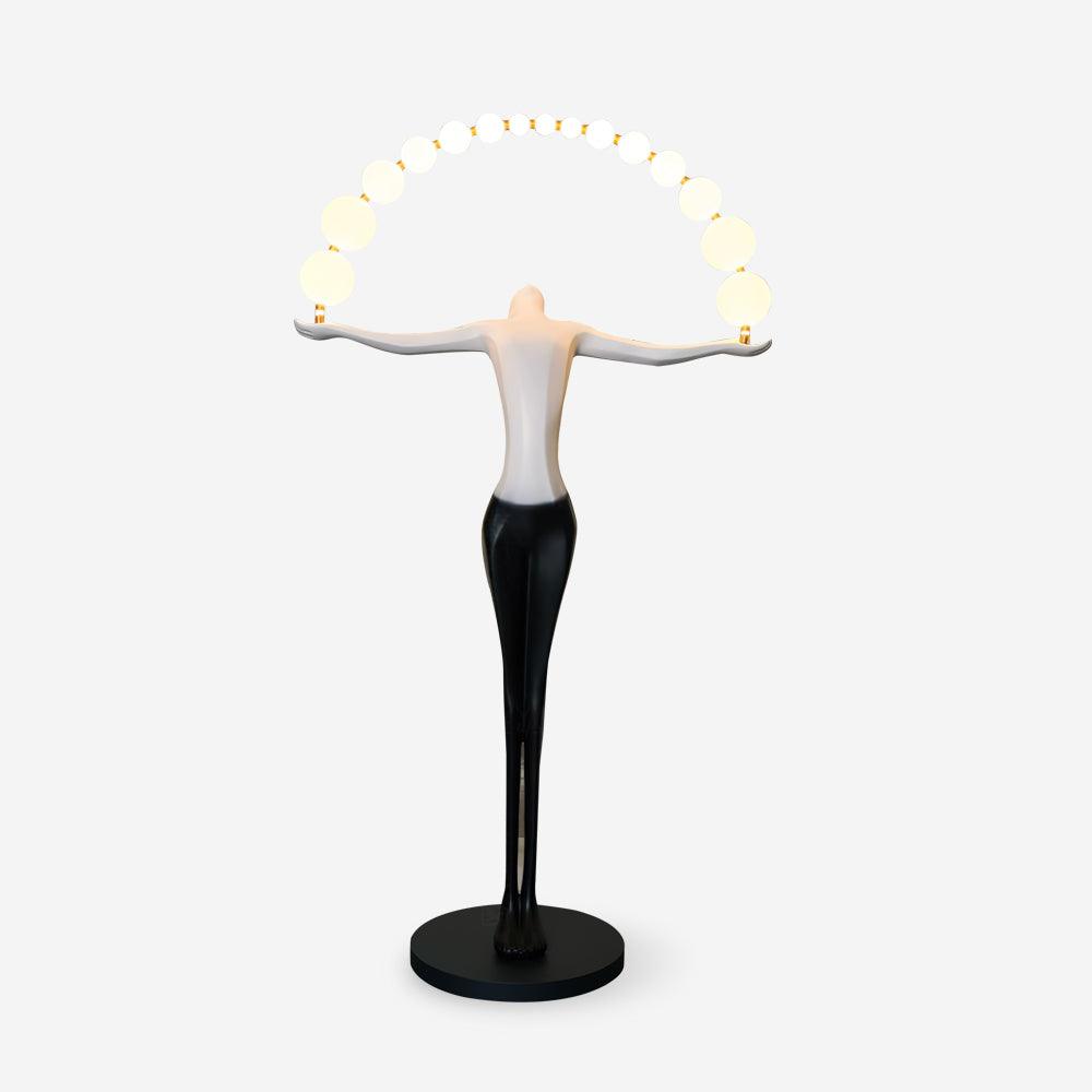 Statue of Liberty Floor Lamp ? 51.1″ x H 90.5″ / Dia 130cm x H 230cm / Black & White / US Plug Floor lamp