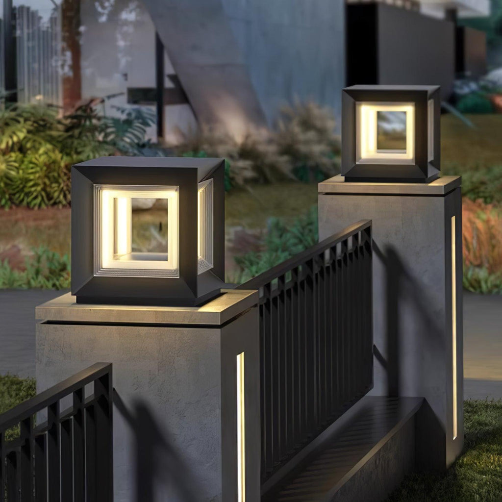 Light Cube Outdoor Post Light Table lamp
