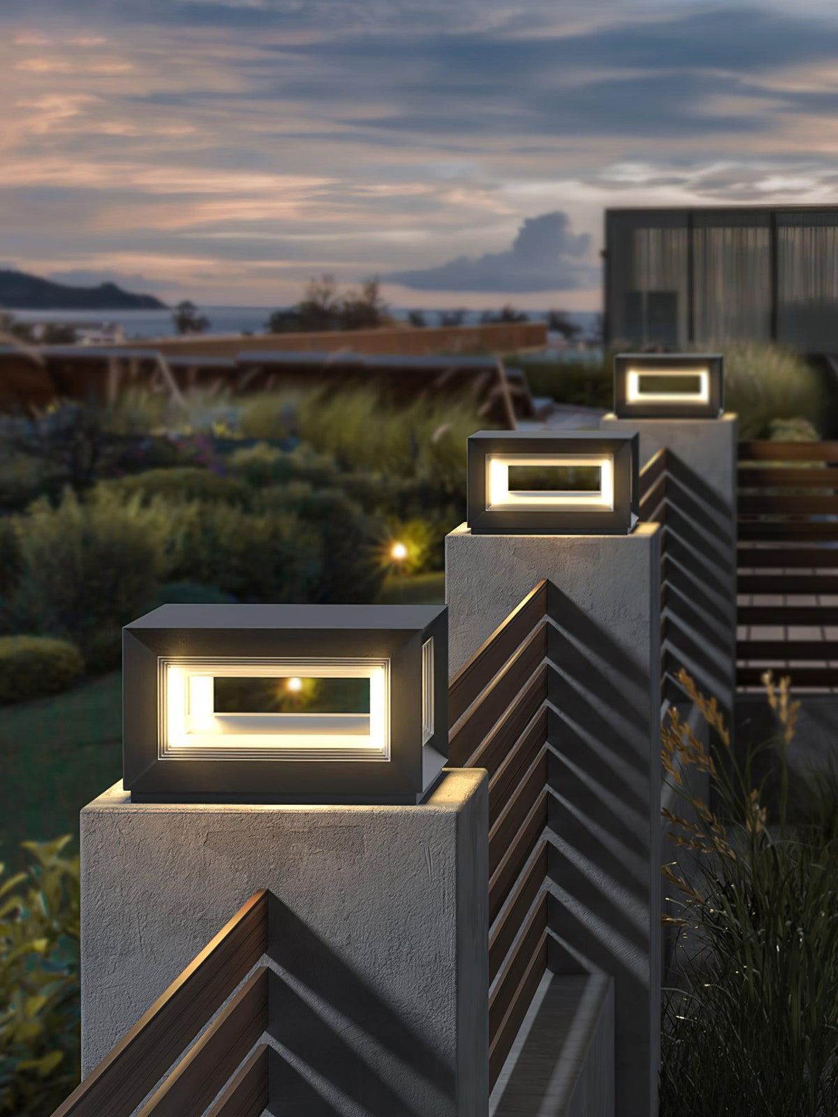 Light Cube Outdoor Post Light Table lamp