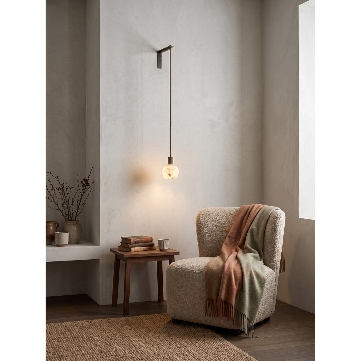 Lilin Alabaster Wall Lamp
