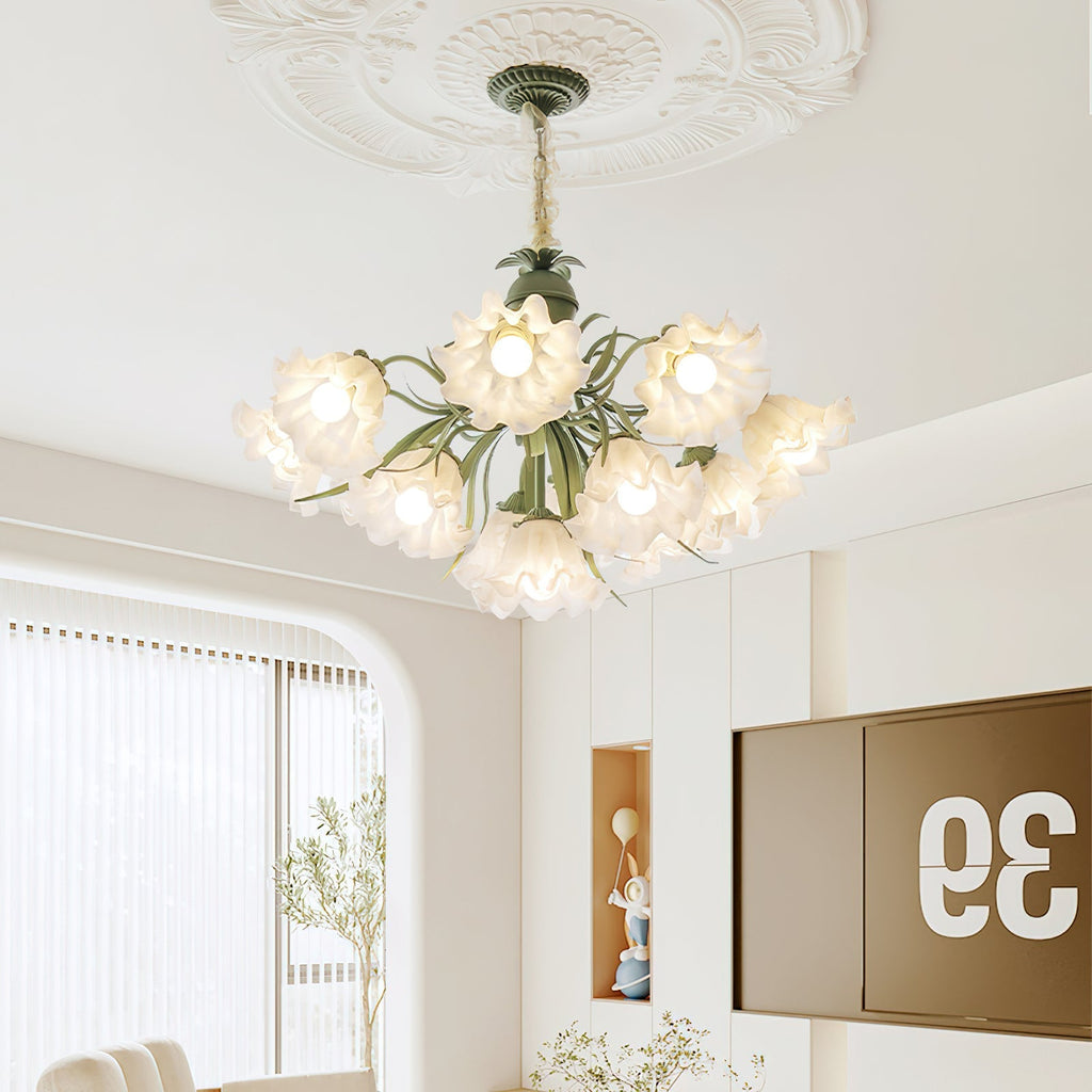 Lily of the Valley Flower Chandelier Chandelier