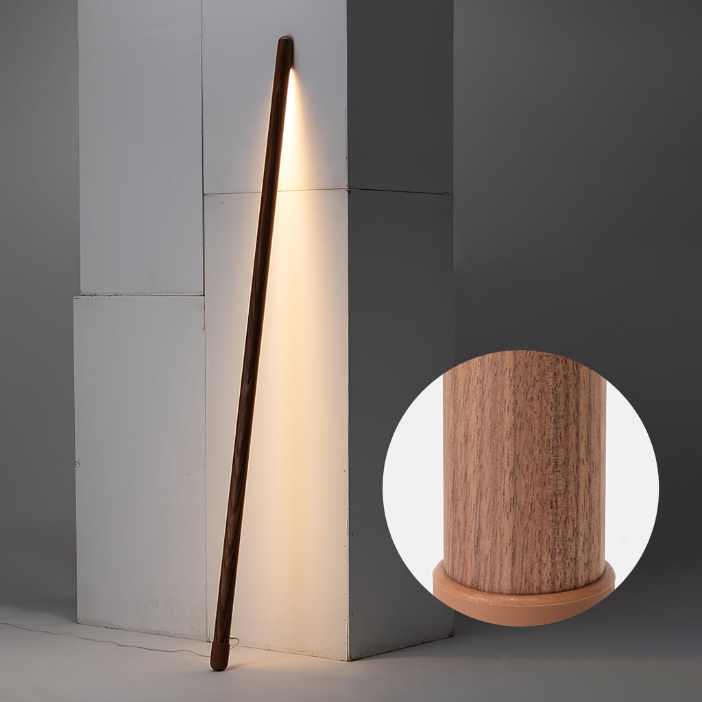 Line Assist Ambience Floor Lamp ? 1.2″ x H 53.1″ / Dia 3cm x H 135cm / Walnut wood color / US Plug Floor lamp