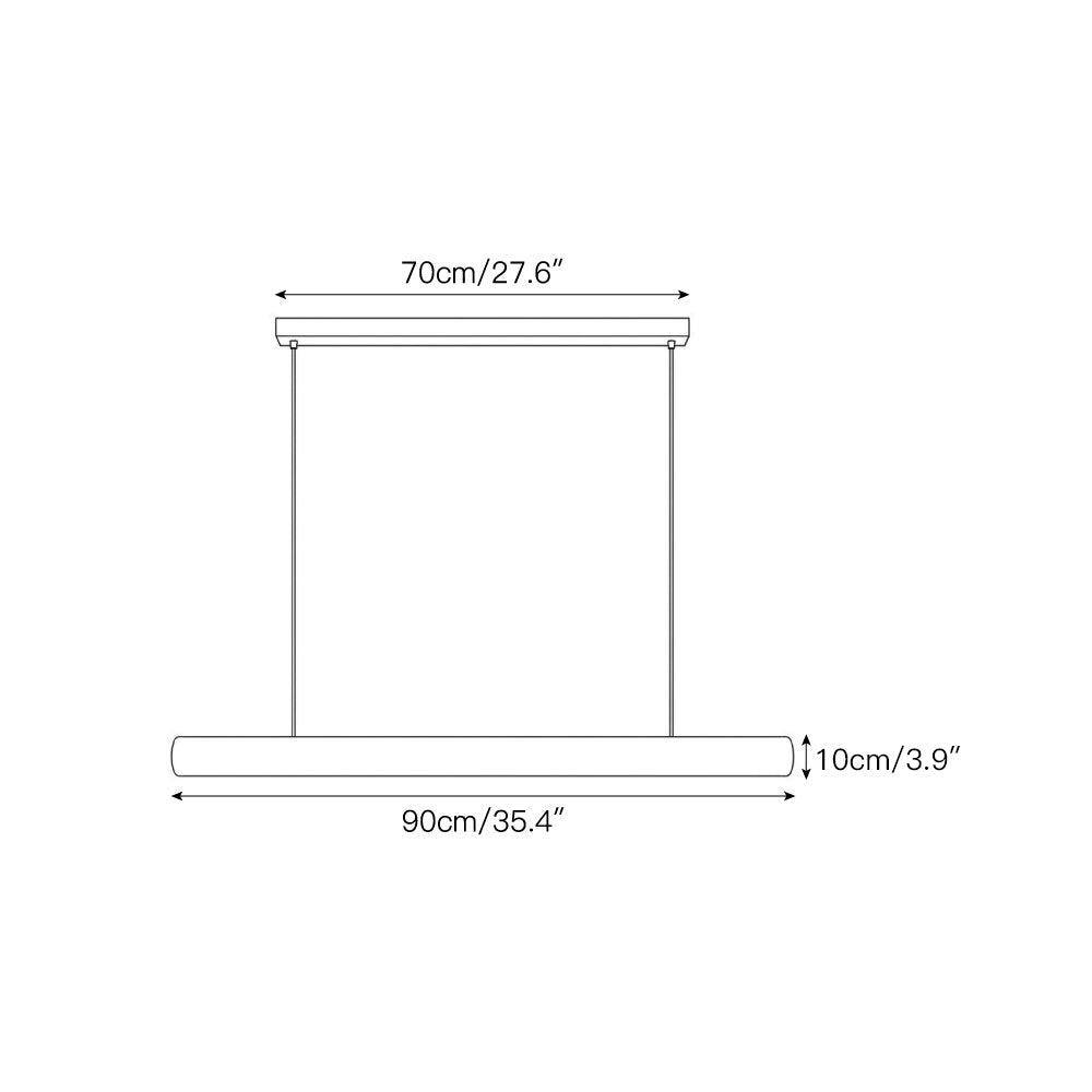 Liorvane Alabaster Linear Pendant Lamp