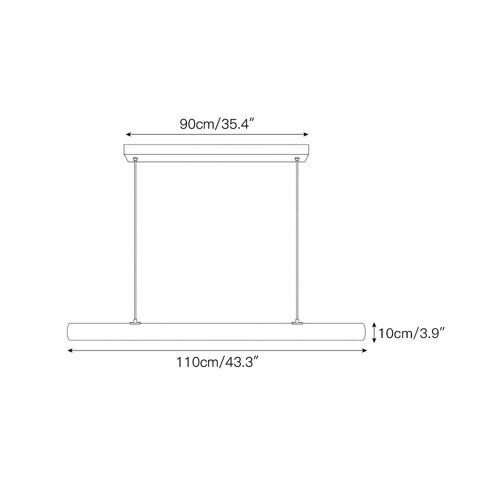 Liorvane Alabaster Linear Pendant Lamp