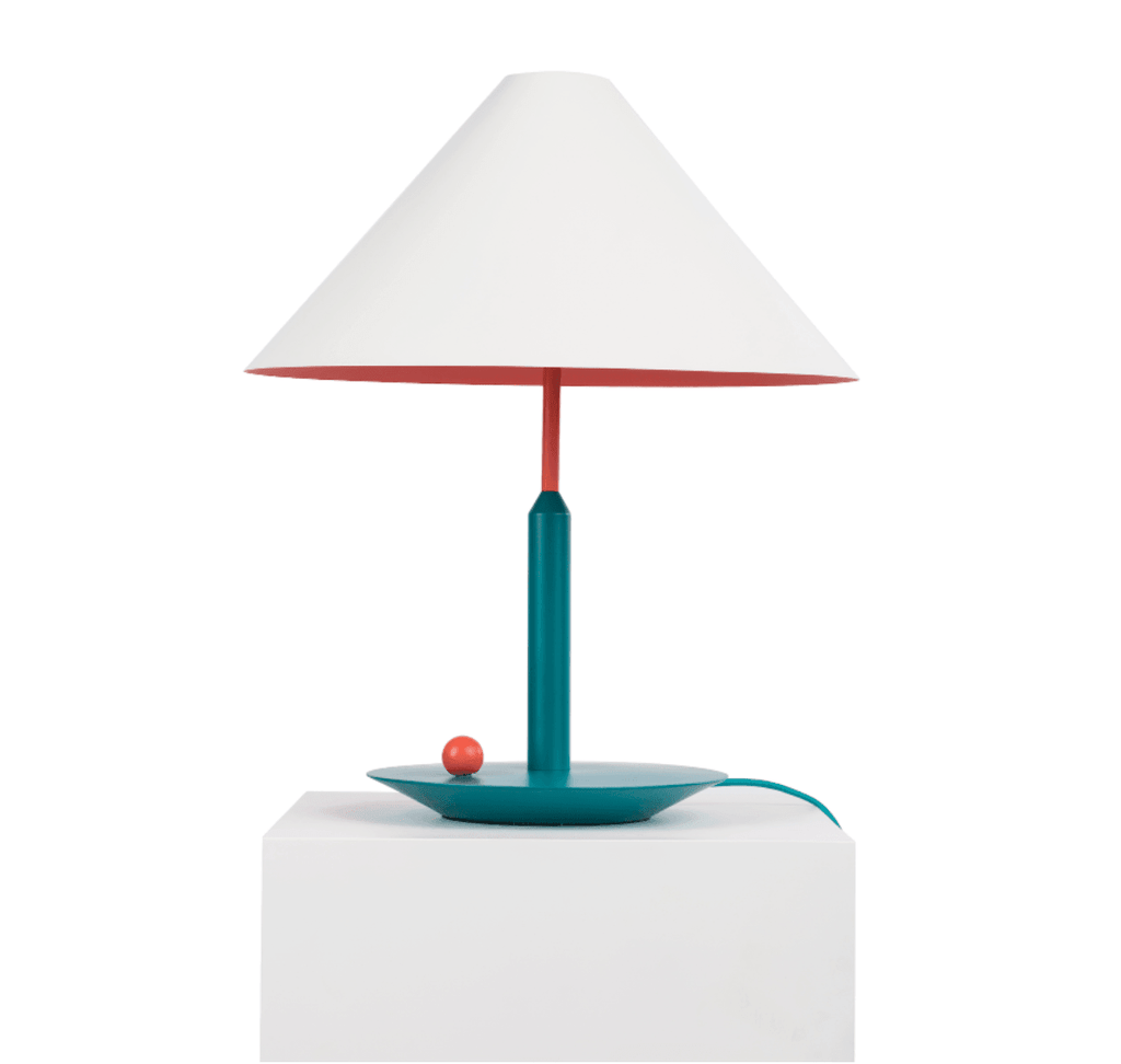 Little Eliah Table Lamp ? 16.5″ x H 21.6″ / Dia 42cm x H 55cm / Red + Green / US Plug Table lamp