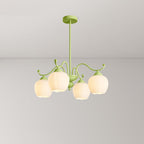 Lomance Lily Chandelier 4 heads ? 22.4″ x H 26″/ Dia 57cm x H 66cm / Green Chandelier