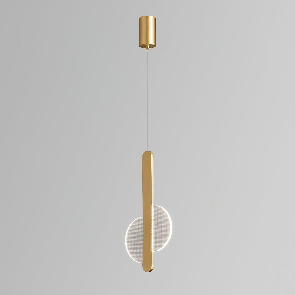 Loomis Pendant Lamp Model B ∅ 7.9″ x H 16.5″ / Dia 20cm x H 42cm / Brass / Three-color changing light Pendant light