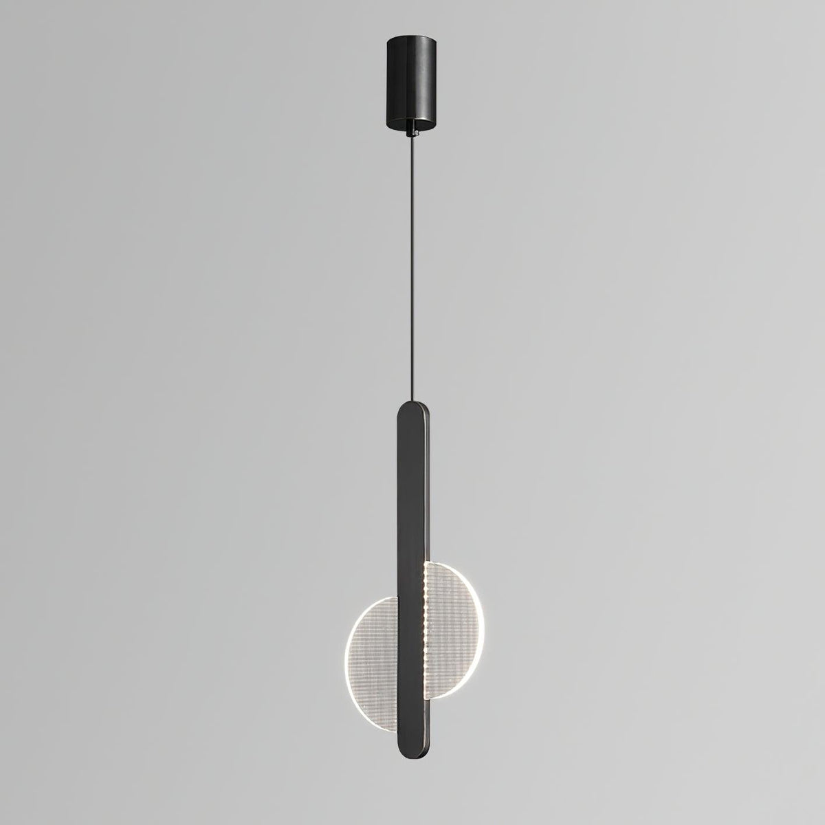 Loomis Pendant Lamp Model B ∅ 7.9″ x H 16.5″ / Dia 20cm x H 42cm / Black / Three-color changing light Pendant light