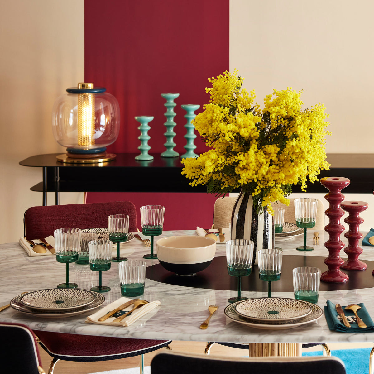 Loulou Glass Table Lamp