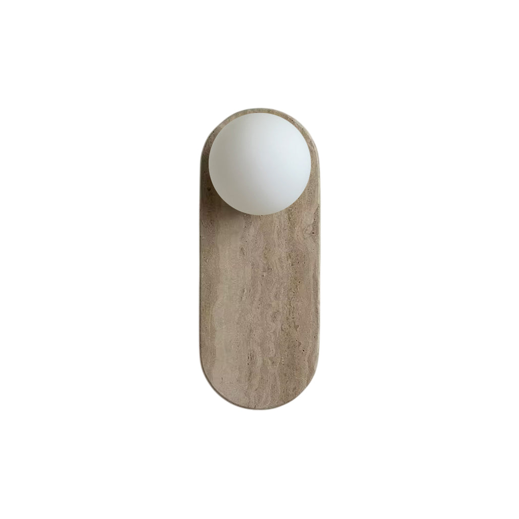 Lucie Travertine Sconce