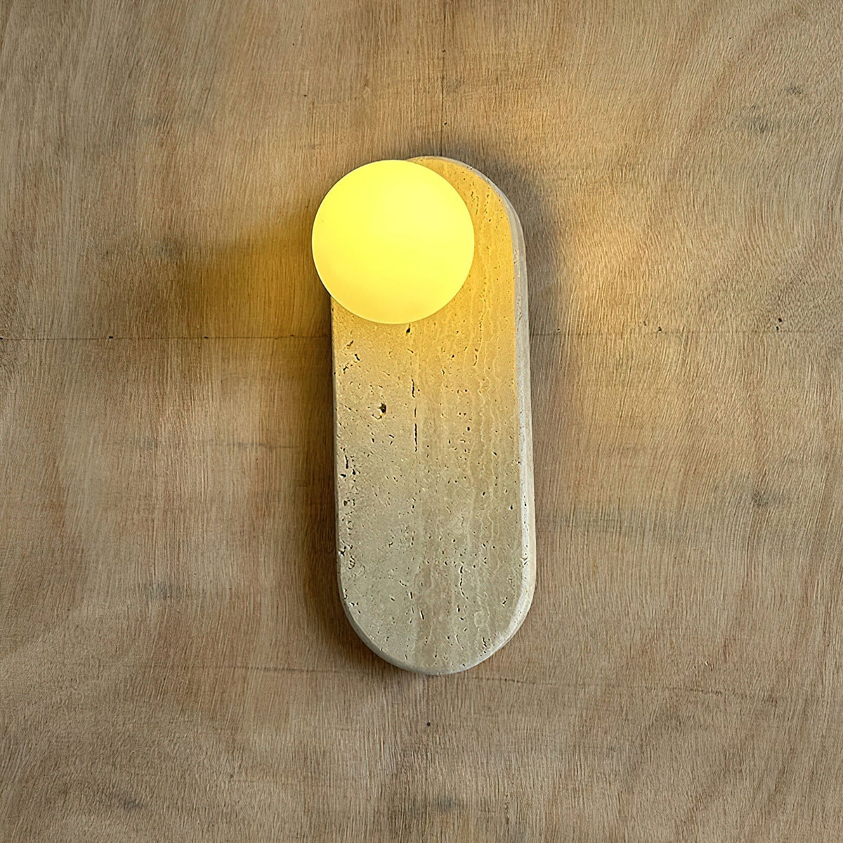 Lucie Travertine Sconce