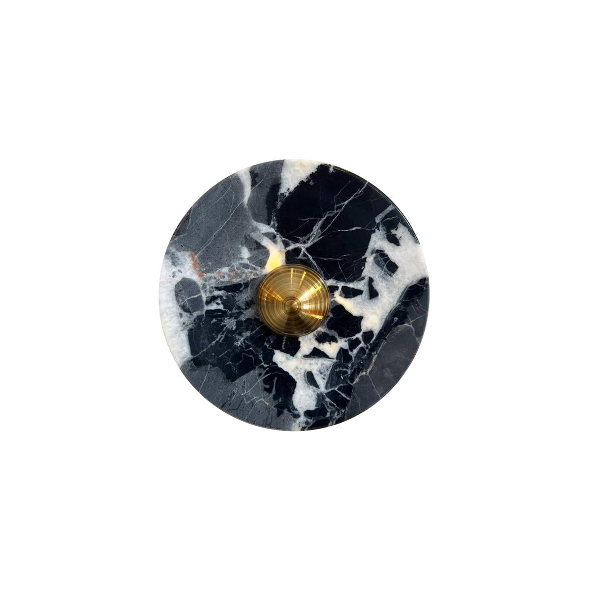 Lucie Round Marble Wall Lamp