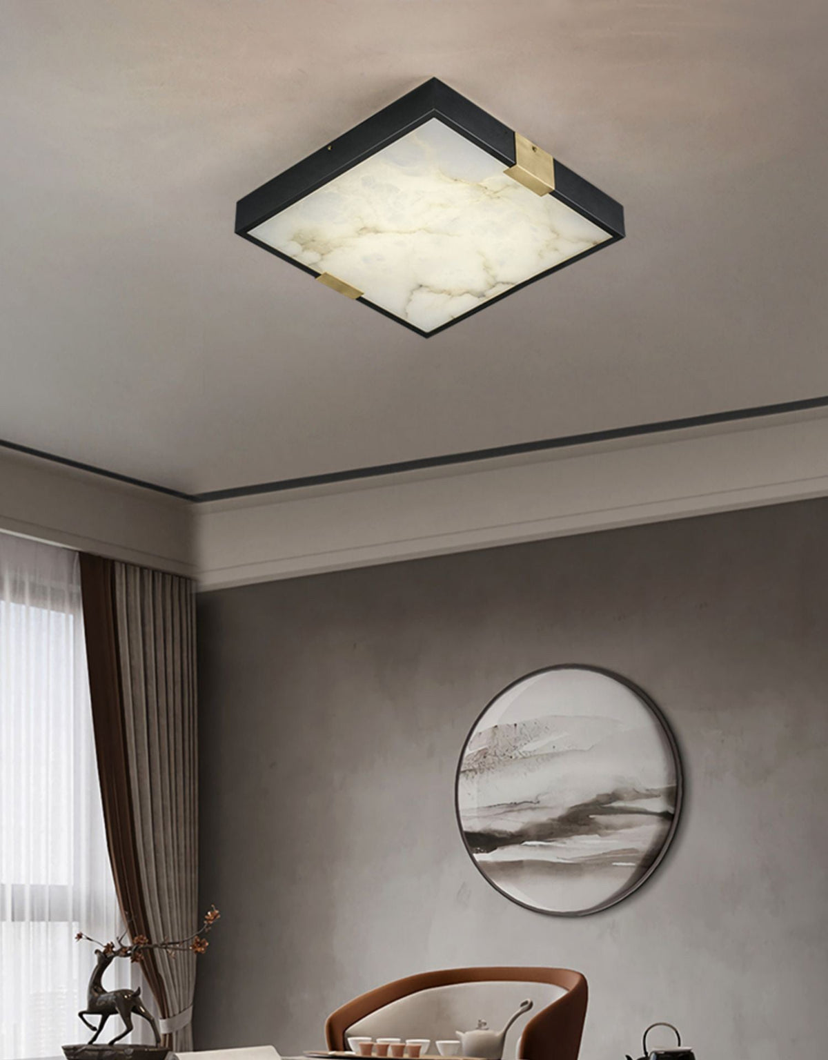 Lucien Alabaster Ceiling Light
