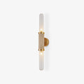 Luminous Column Wall Sconce W 4.7″ x H 29.9″ / W 12cm x H 76cm / Gold & Clear Wall lamp