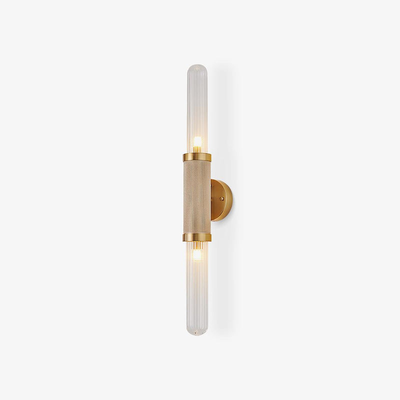 Luminous Column Wall Sconce W 4.7″ x H 29.9″ / W 12cm x H 76cm / Gold & Clear Wall lamp