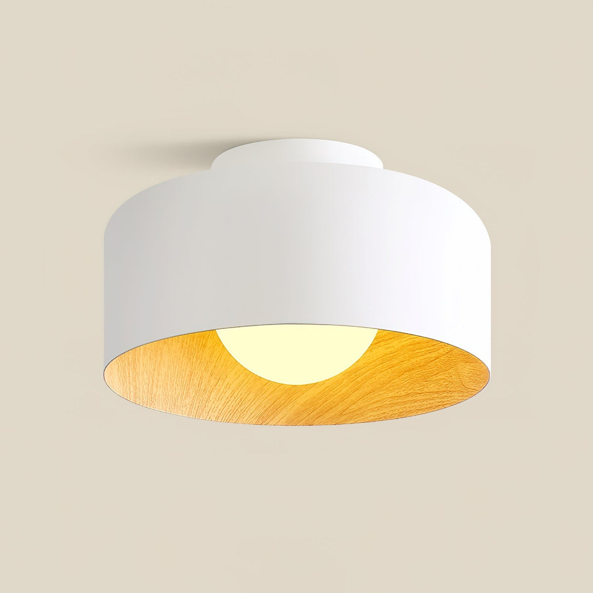 Lumosphere Ceiling Light ? 8.7″ x H 5.1″ / White Ceiling lamp