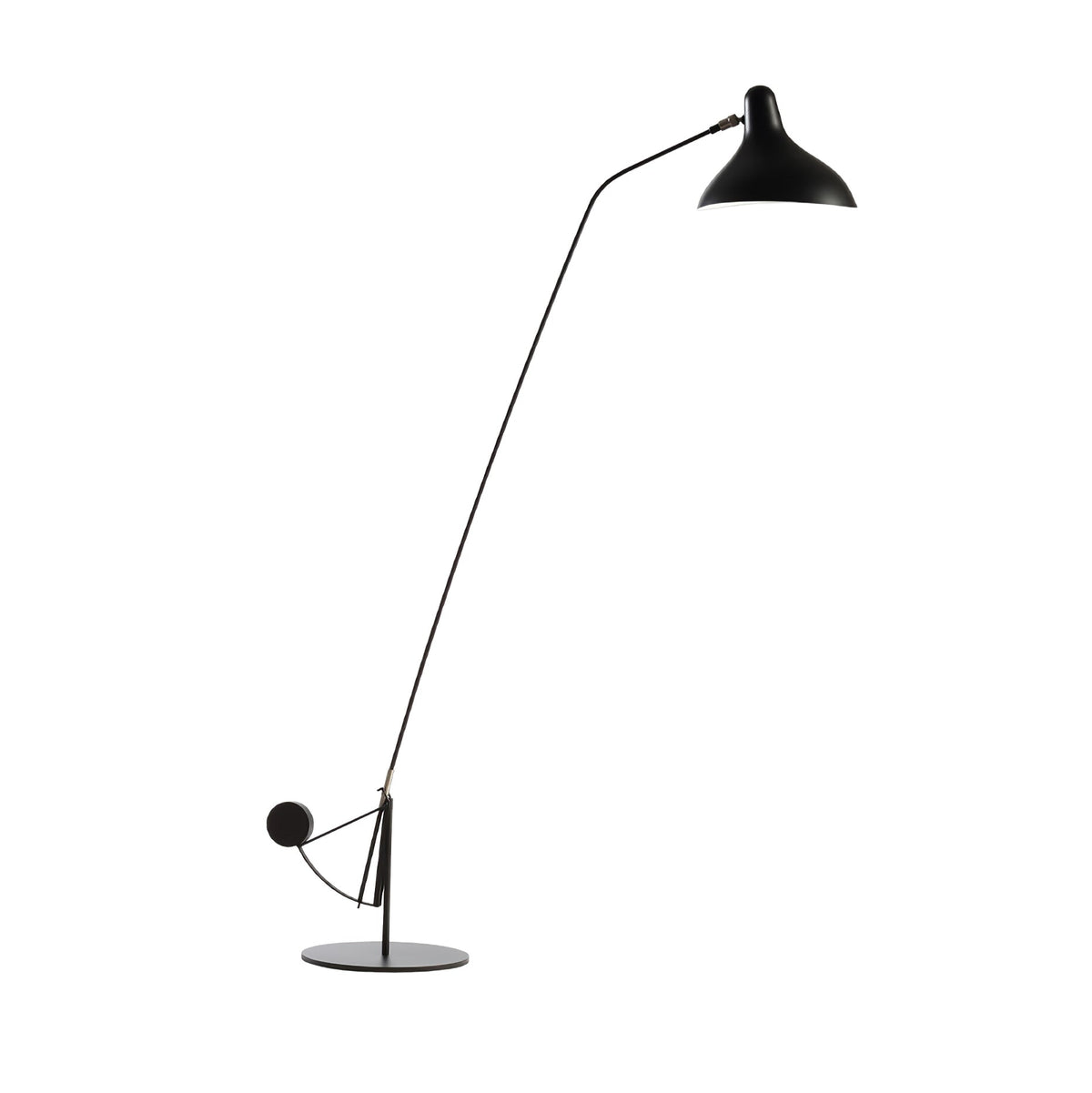 Mantis Arm Floor Lamp L 11.4″ x H 63″ / L 29cm x H 160cm / Black / US Plug Floor lamp