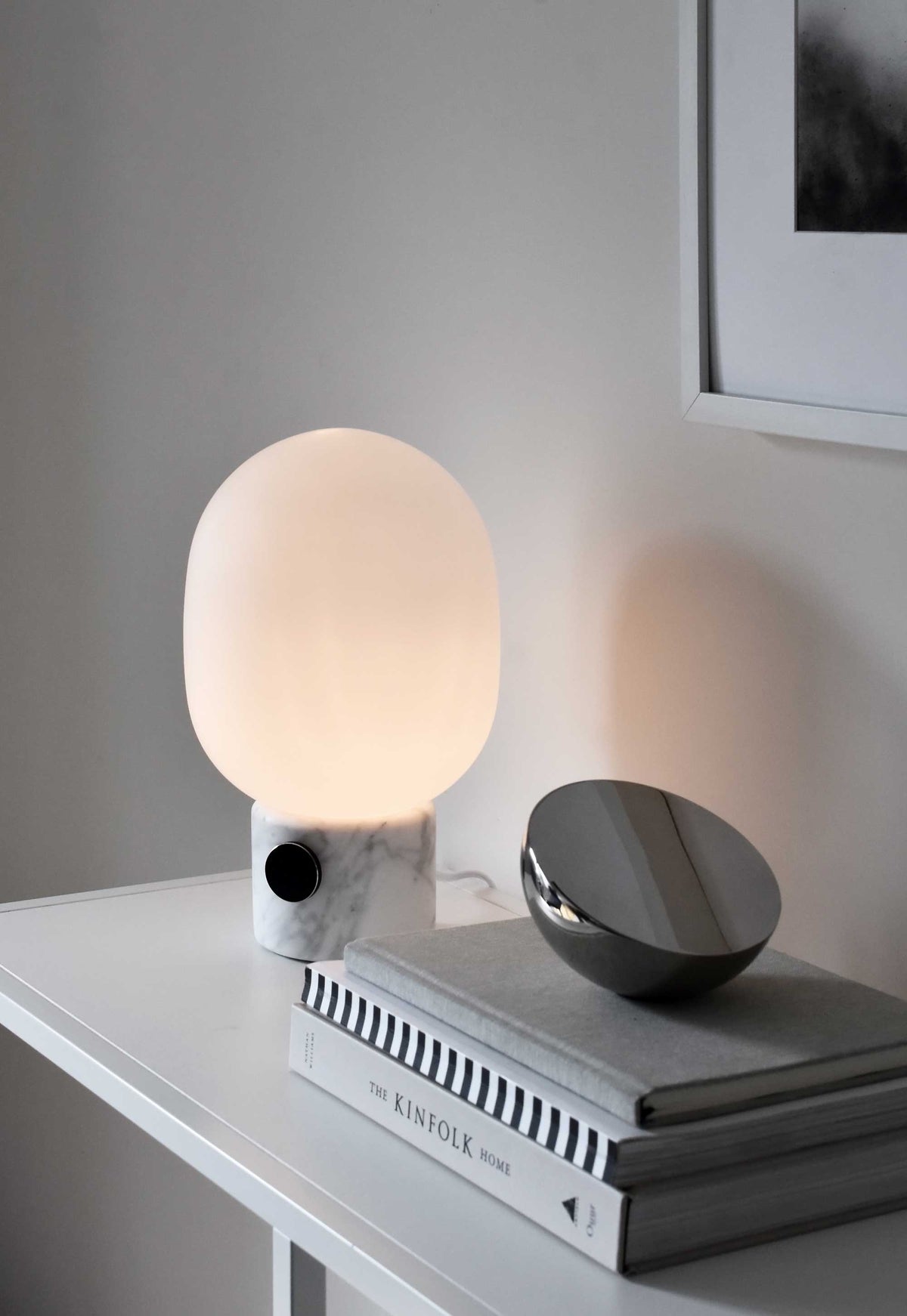 Marble Audio Table Lamp