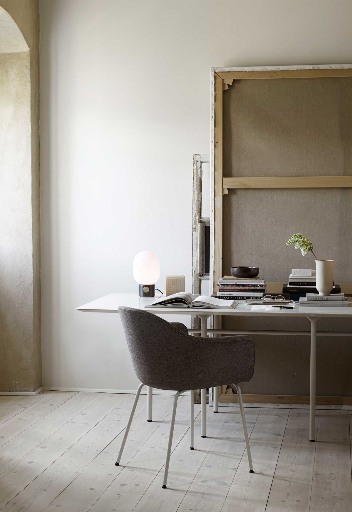 Marble Audio Table Lamp