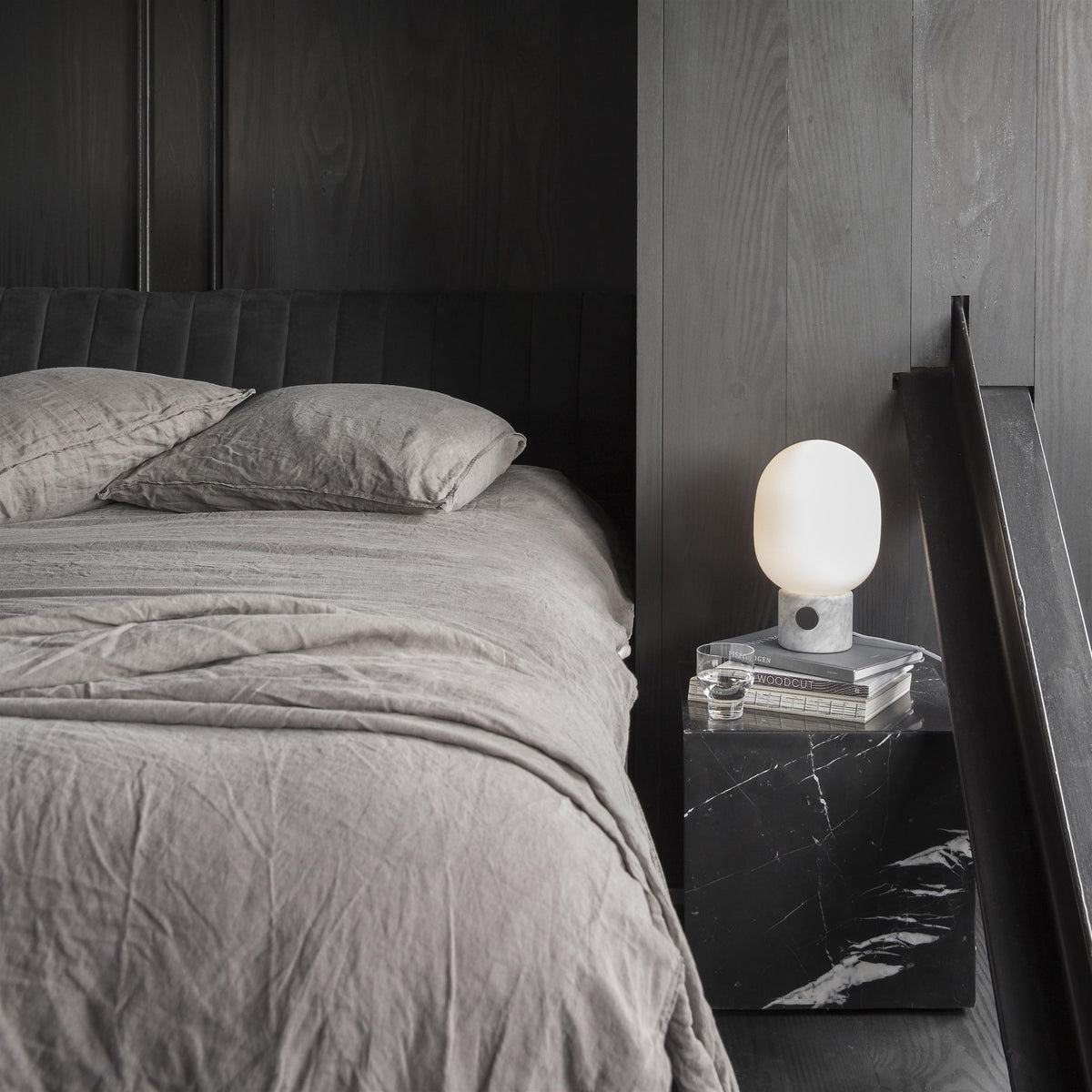 Marble Audio Table Lamp