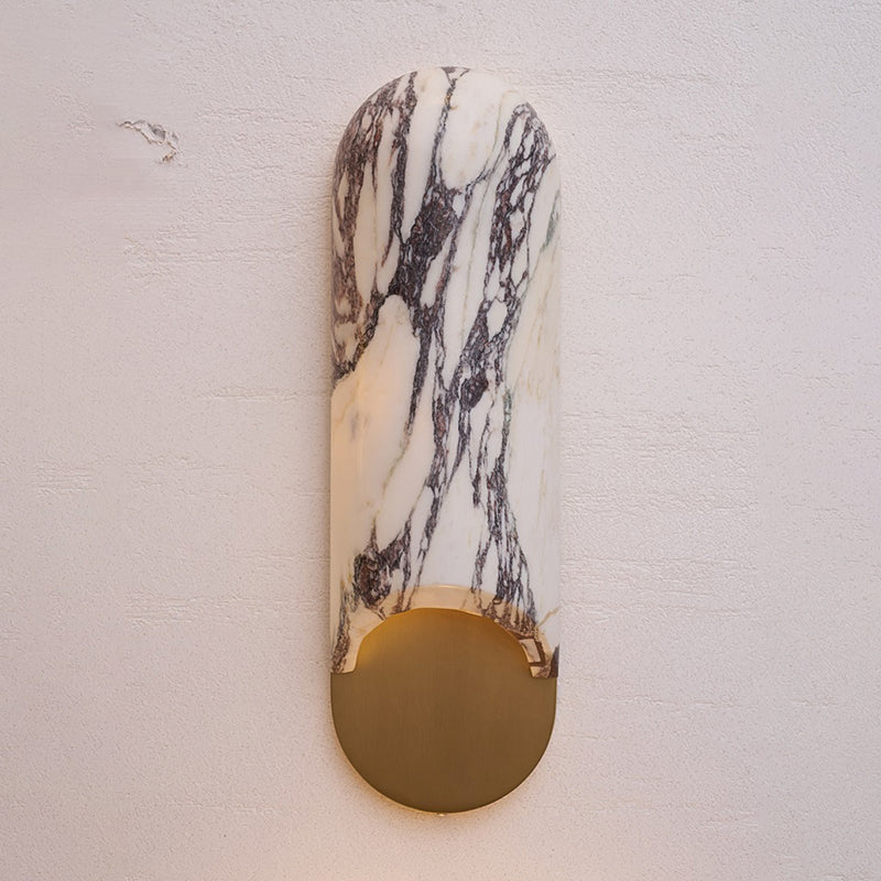 Marble Travertine Onyx Stone Collection Wall Lamp