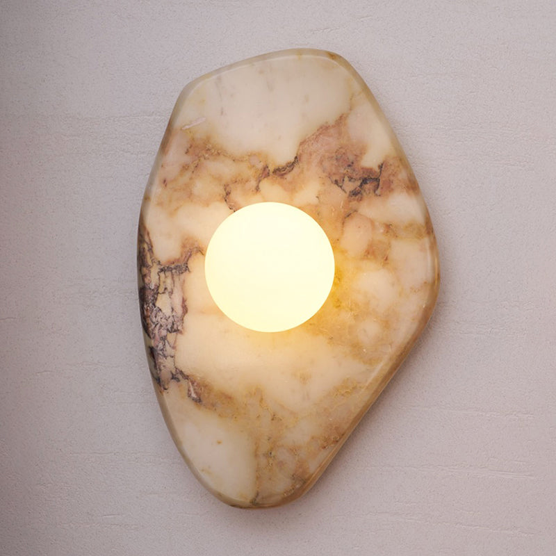 Marble Travertine Onyx Stone Collection Wall Lamp