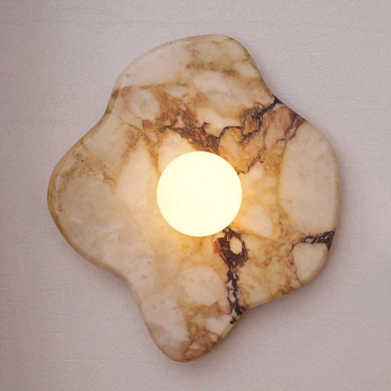 Marble Travertine Onyx Stone Collection Wall Lamp