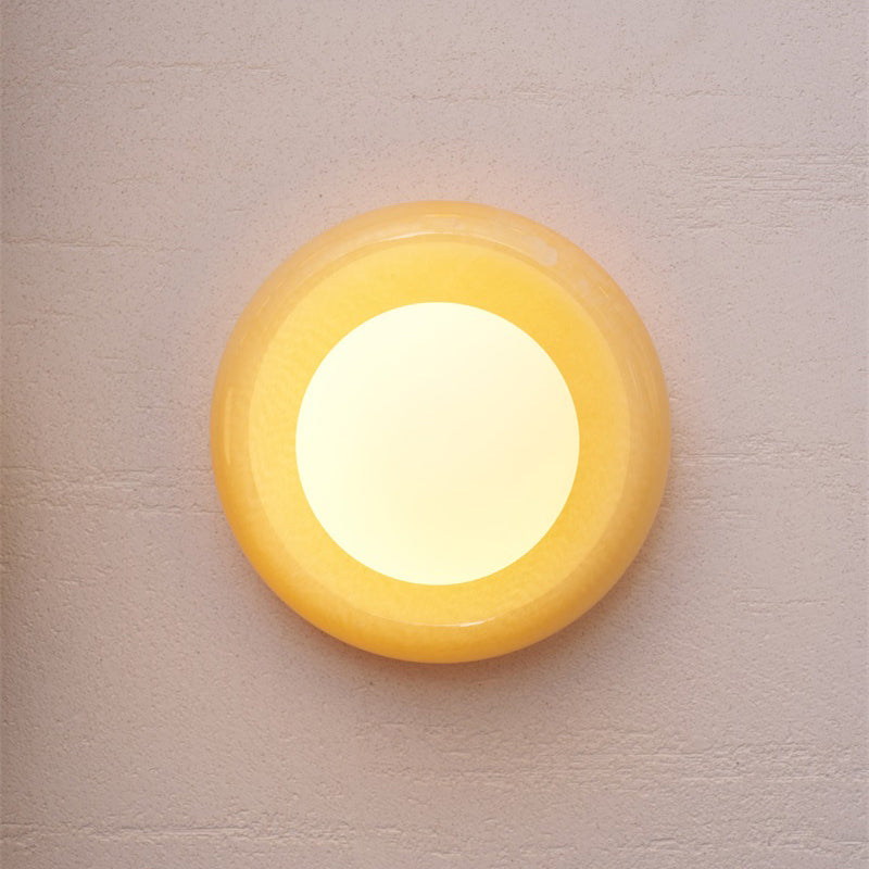Marble Travertine Onyx Stone Collection Wall Lamp