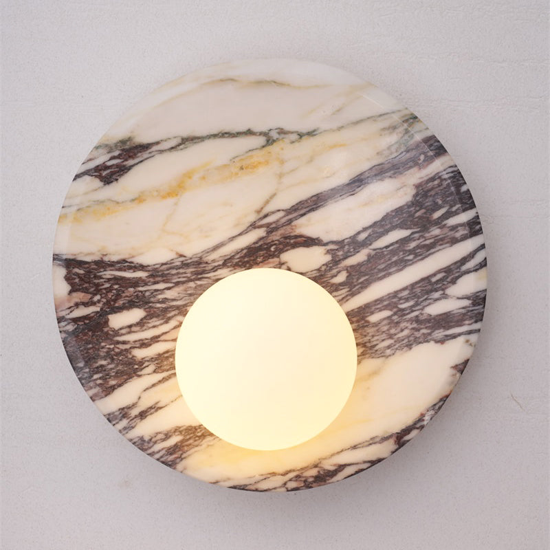 Marble Travertine Onyx Stone Collection Wall Lamp