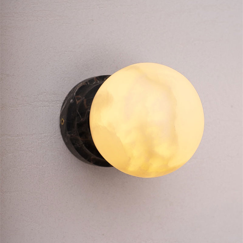 Marble Travertine Onyx Stone Collection Wall Lamp