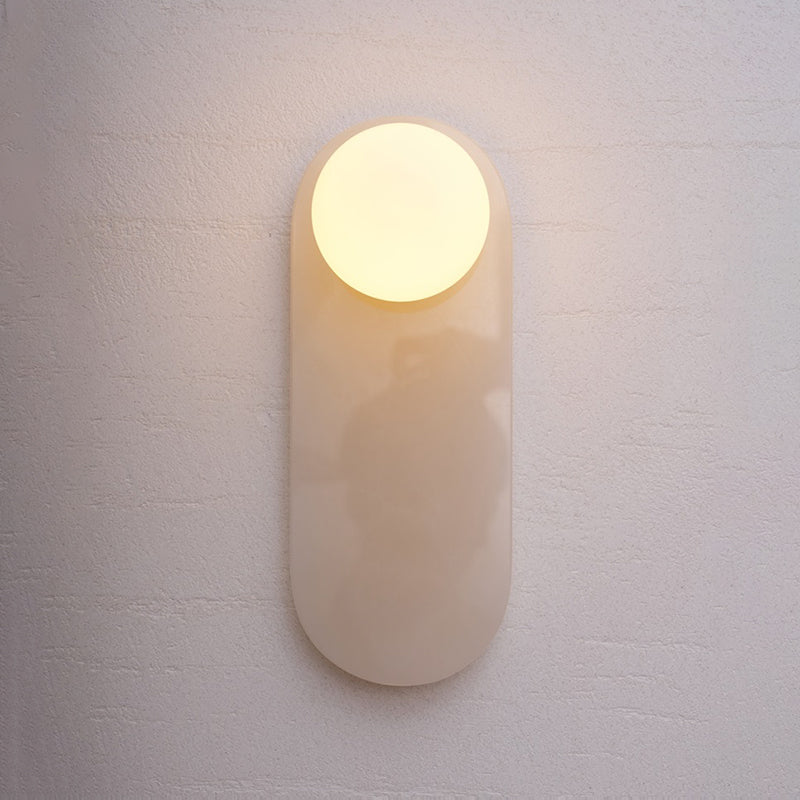 Marble Travertine Onyx Stone Collection Wall Lamp