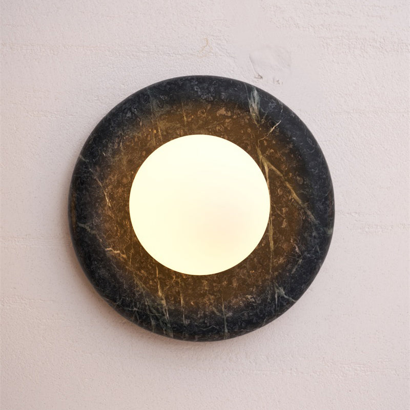 Marble Travertine Onyx Stone Collection Wall Lamp
