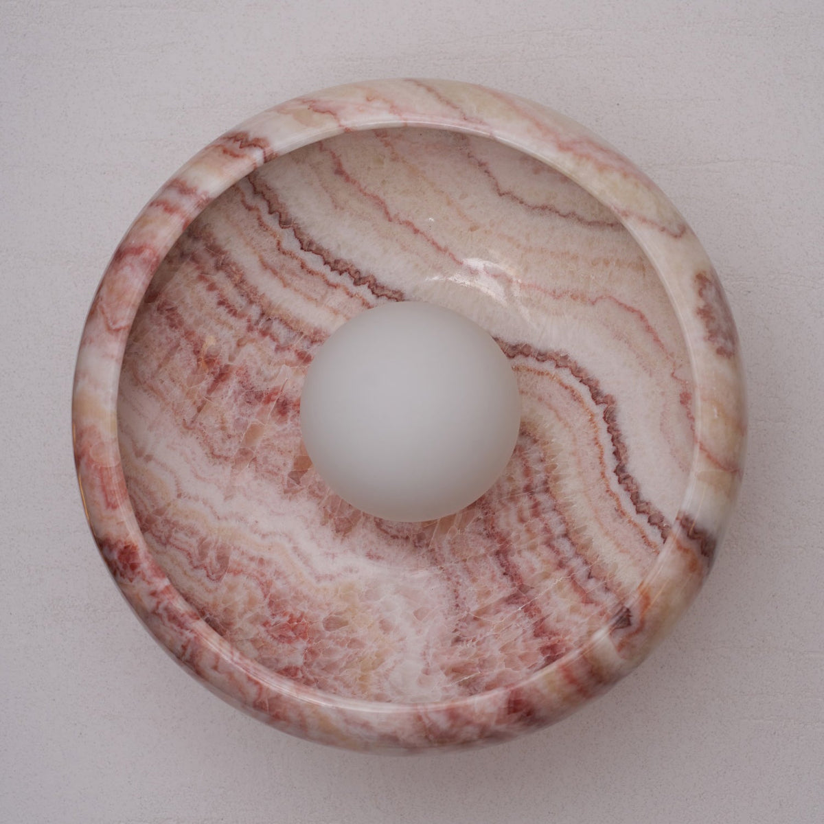 Marble Travertine Onyx Stone Collection Wall Lamp