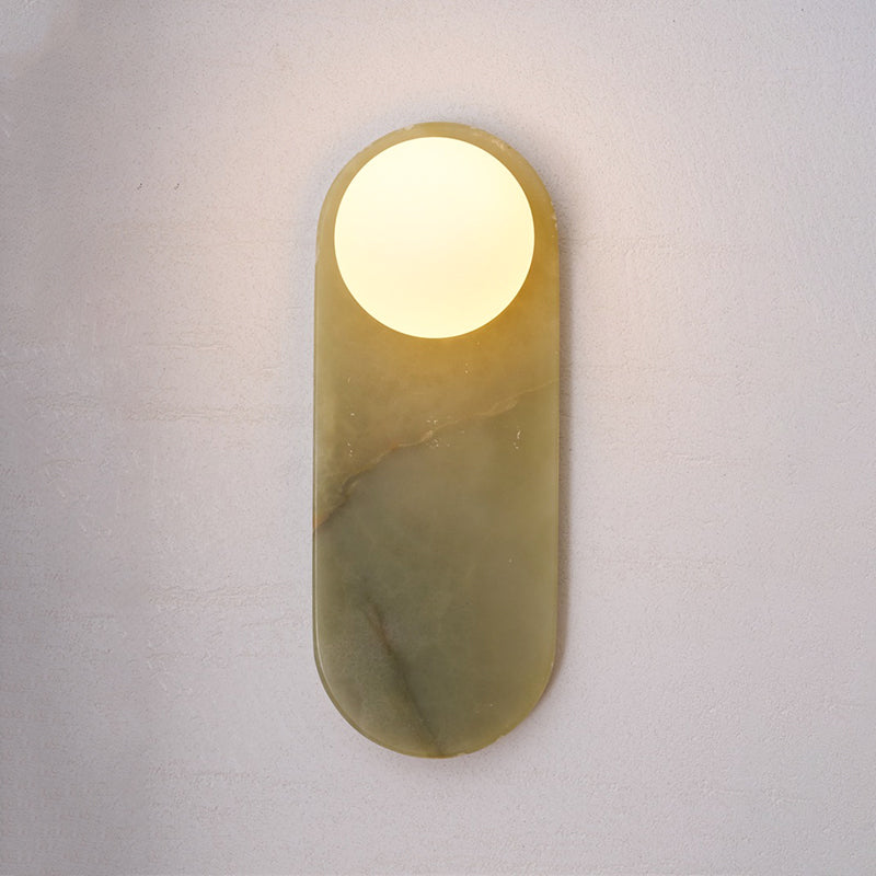 Marble Travertine Onyx Stone Collection Wall Lamp
